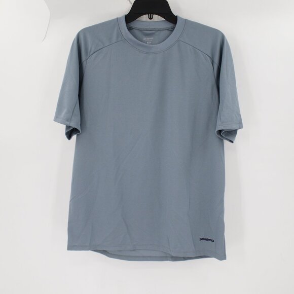 Vintage Patagonia Capilene Shirt Mens Medium Crew Neck Made In USA short sleeve - Picture 1 of 10